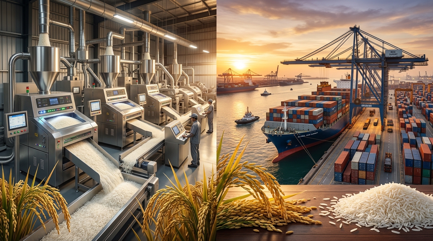 From Rice Mill to Shipping Container: The Complete Journey of Export-Quality Rice